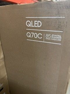 SAMSUNG 85-Inch Class QLED 4K Q70C Series Quantum HDR, Dual LED, Object Tracking Sound Lite, Q-Symphony, Motion Xcelerator Turbo+, Gaming Hub, Smart T