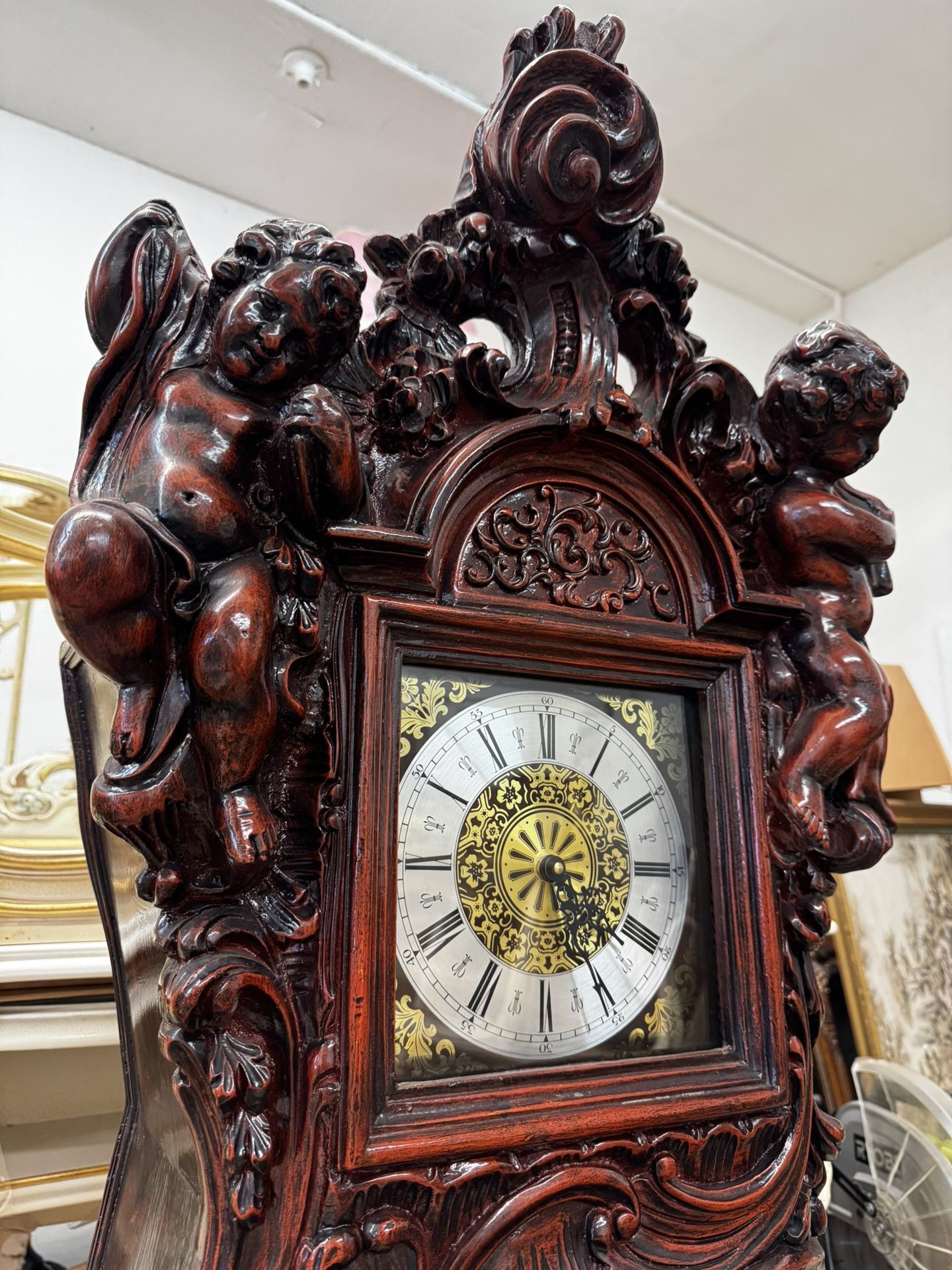 Cherub Angels Italian Grandfather Clock