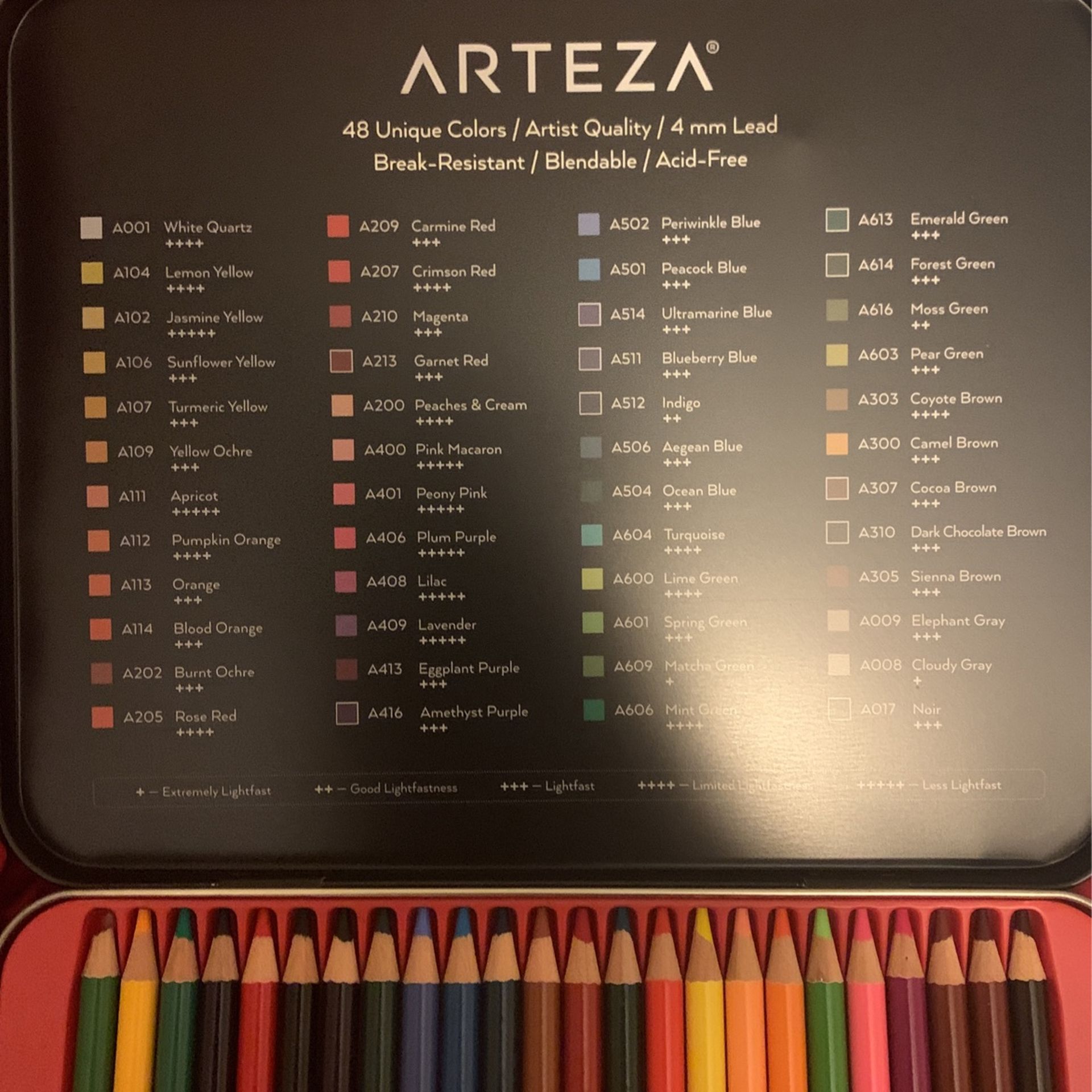Arteza Colored pencils