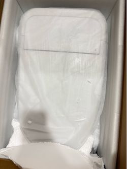 White Smart Toilet Seat With Manual Lid & Dual Flush Function | Auto Flush, Seat-Warming
