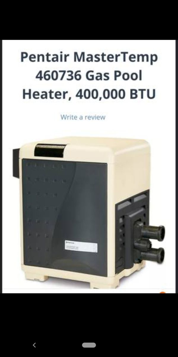 Pentair mastertemp 400 High performance pool / spa heater 460736 for