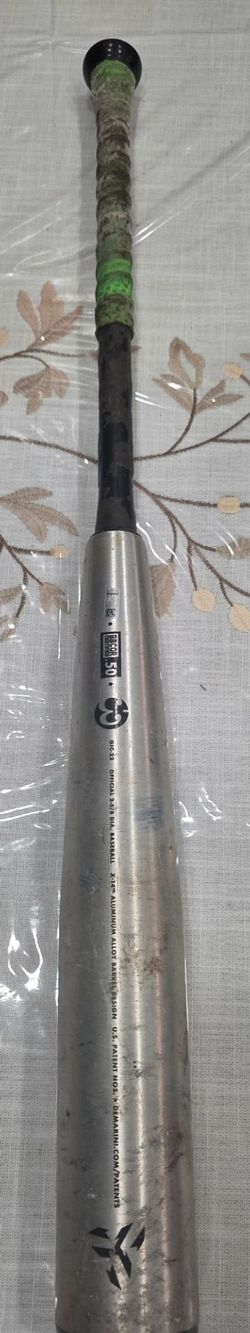 DeMarini 2022 The Goods 33"/30 -3 BBCOR Baseball Bat - Silver/Black,