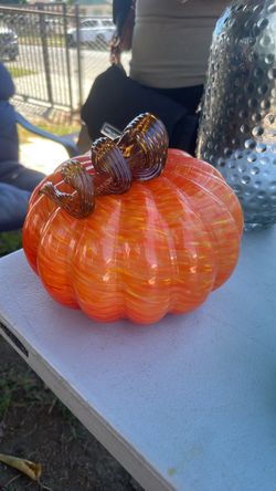 Glass pumpkin