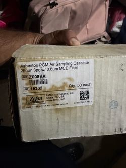BDX 2 air /asbestos sampler with cassets