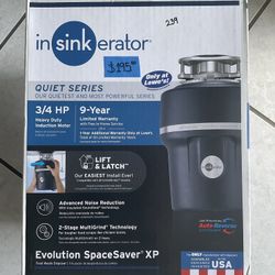 3/4 HP Garbage Disposal