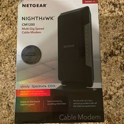 NETGEAR Nighthawk Cable Modem CM1200