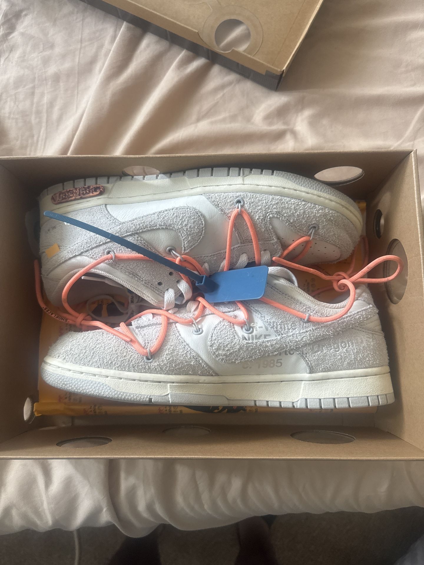 Nike Dunk Low Off White Lot 19 Size 10