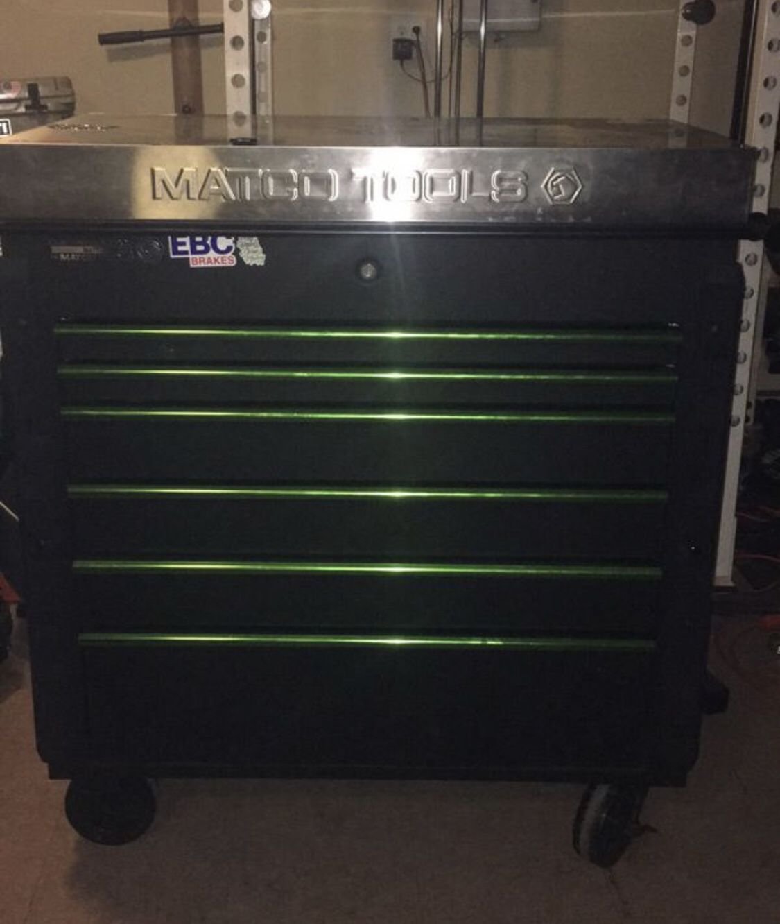Custom matco toolbox trade for enclosed trailer