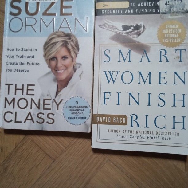 The Money Class By Suze Orman-Smart Women Finish Rich by David Bach both paperback Personal Finance
$6