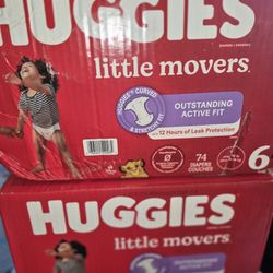 Huggies Size 6 $30 Cada 1 Caja Precio  Firme 