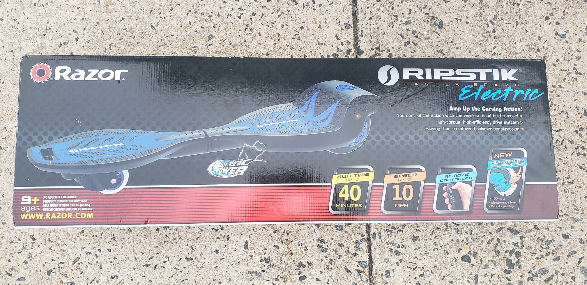 Ripstik Electric Skateboard.