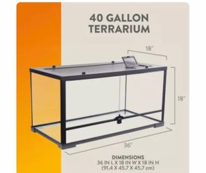 40 gallon reptile tank