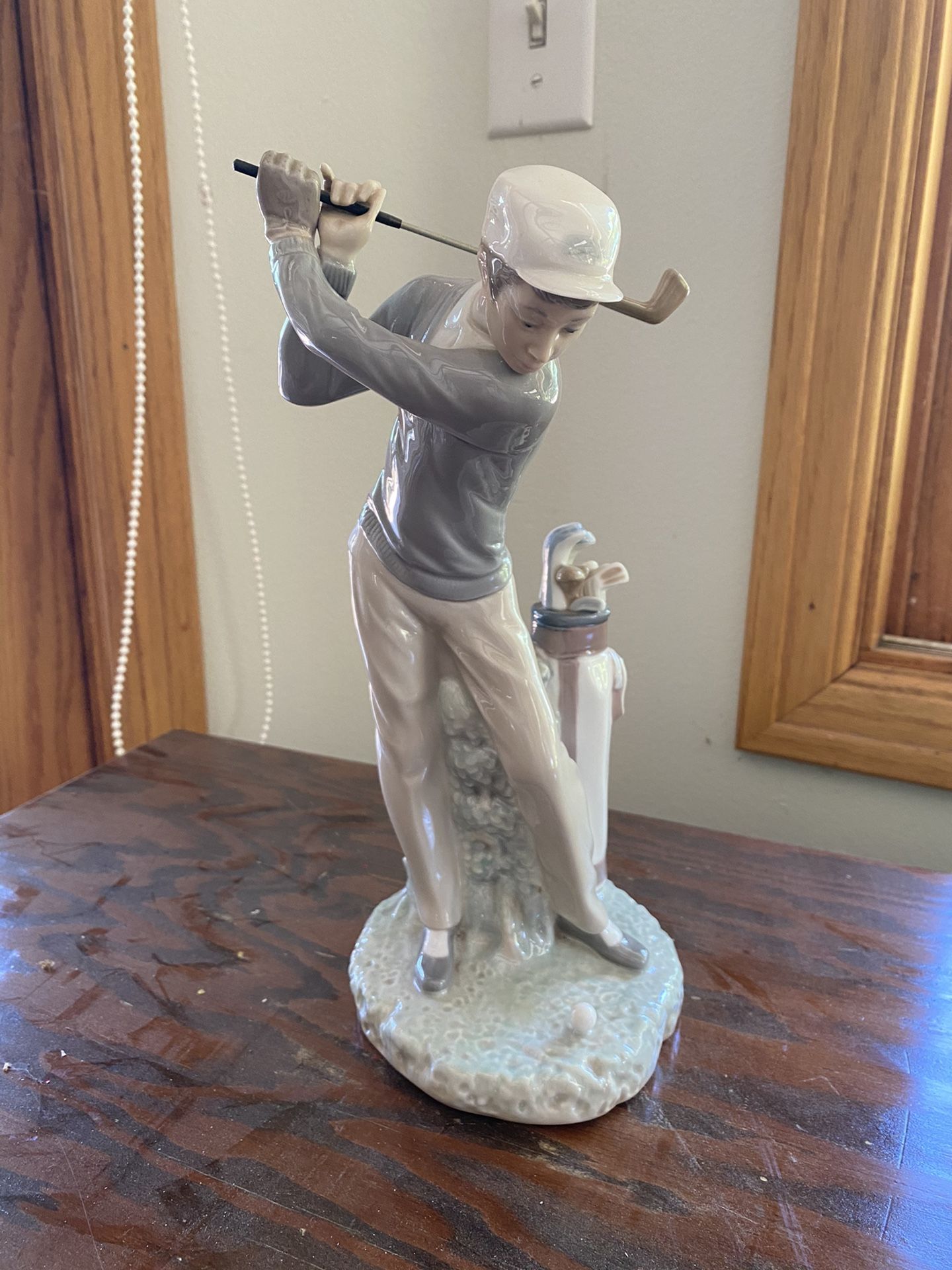 Lladro golf boy collectible