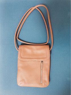 Leather Tagnanello Crossbody Purse-  Pocket On Back