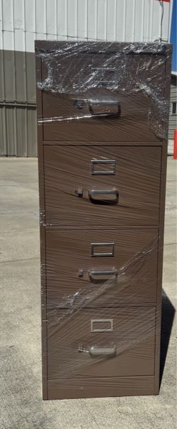 HON 4-drawer metal vertical filing cabinet