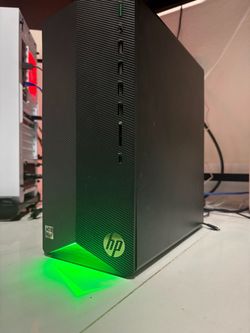Hp pavilion black rgb gamin pc