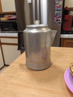 Camping aluminum coffee percolator