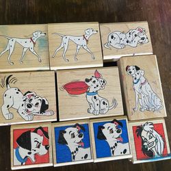 Disney’s 101 Dalmatian Rubber Stamps 
