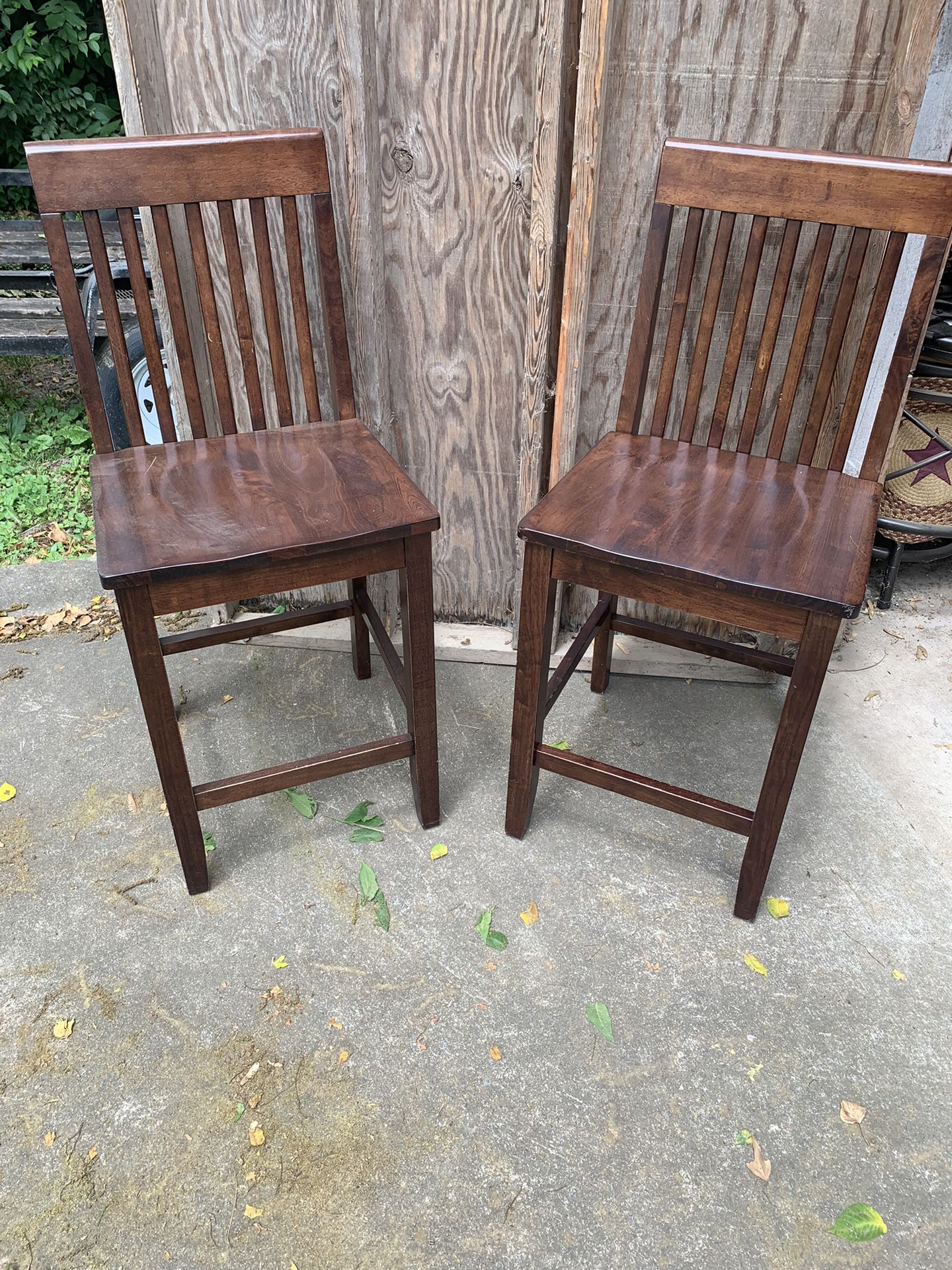 Wood Chair Or Bar Set