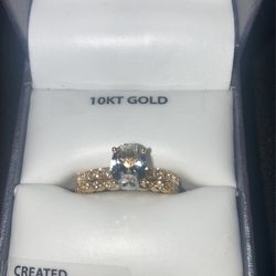 Promise- Engagement Ring- Bridal Set 