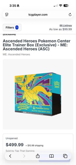 Ascended Heroes Pokemon Center ETB