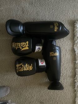 Fairtex Gloves and Shin Gaurds