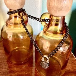 Amber Vintage Decanter 