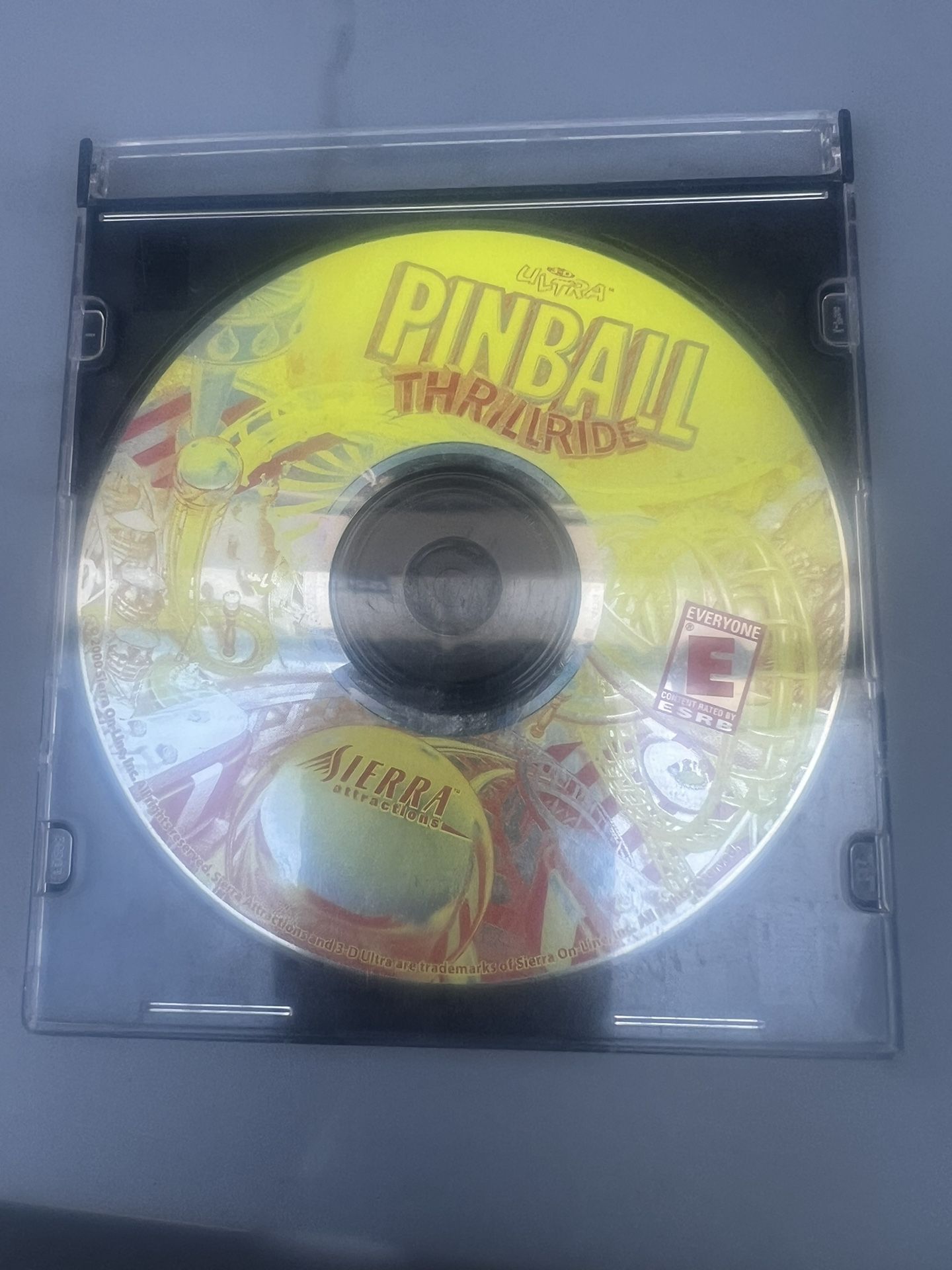 3-D Ultra Pinball Thrillride (PC, 2000) Disc Only