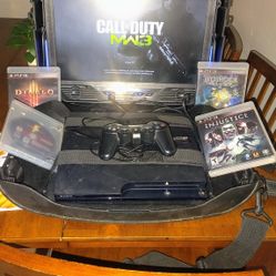  Complete PS3 Set  With 5 Games 1 Controller 1 Charging Cable 100.00 FirmHDMI Cable Included