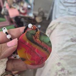 Natural stone necklace