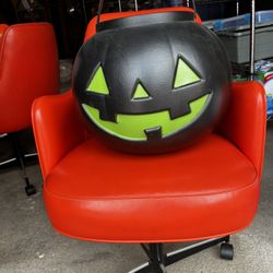 General Foam Giant JOL Vintage Halloween Blow Mold Cauldron Pail