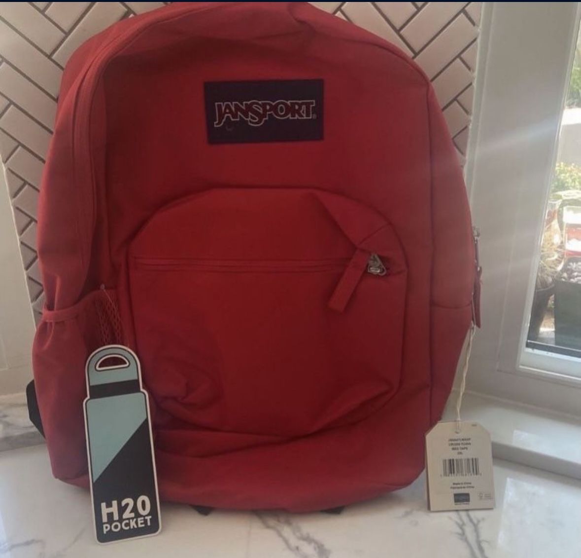 Red Jansport Backpack 