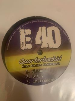 E-40 - Quarterbackin’ 12” Vinyl Record