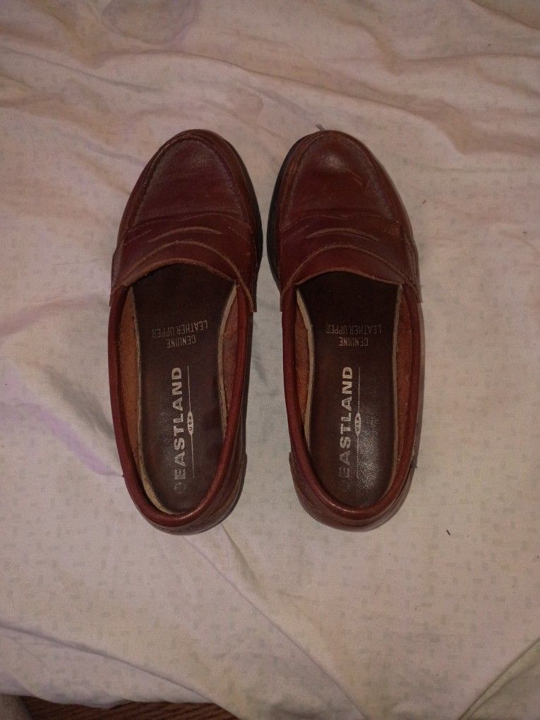 Size 6 Kids Shoe Real Leather Eastland