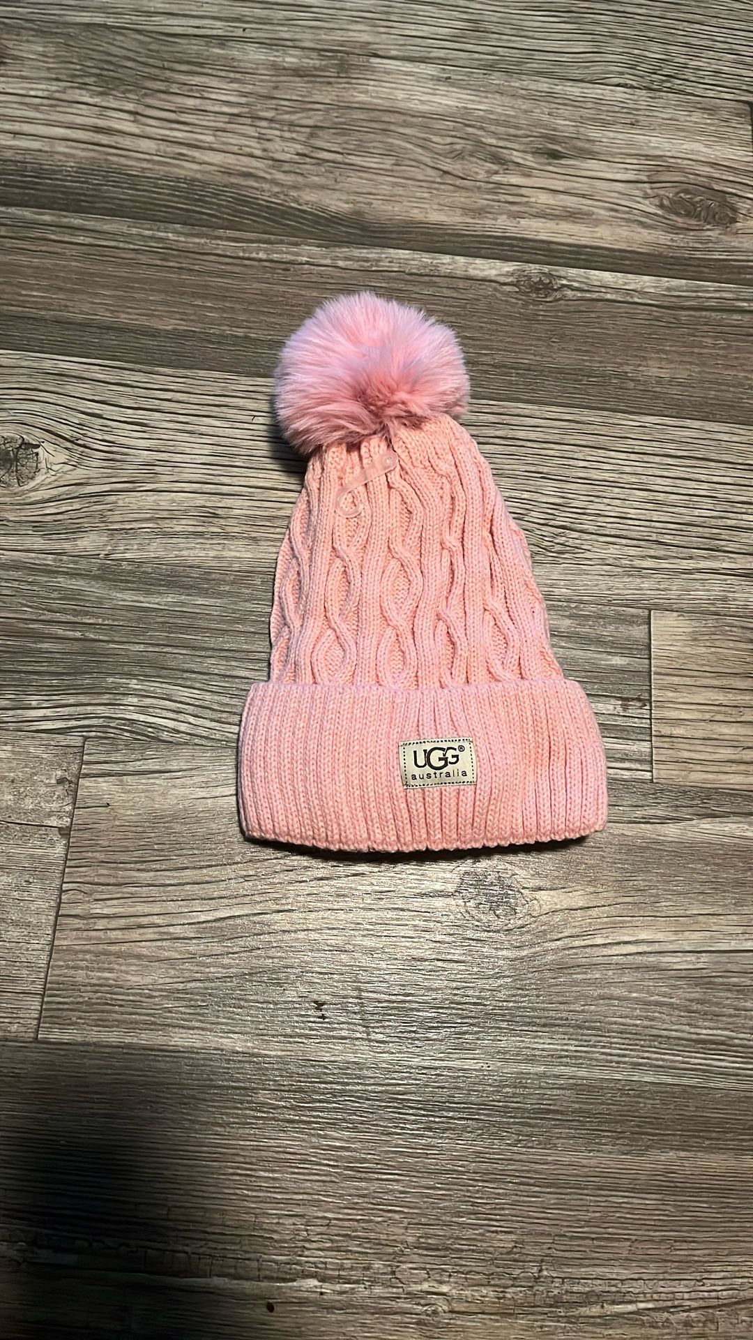 Pink Ugg Beanie