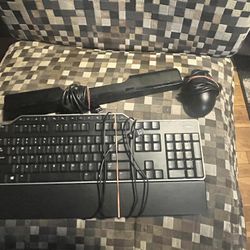 Dell KB522P Business Multimedia Keyboard, Mouse & Speaker (Used & Tested)