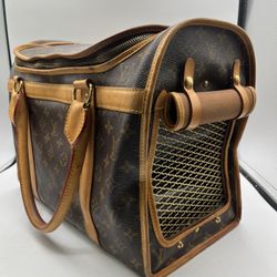 Louis Vuitton Sac Chain Pet carrier Travel Bag 40