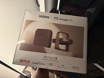 XGIMI Elfin Flip 4K Portable Laser Projector Brand new  unopened.