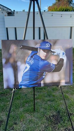 LA Dodgers Shohei Ohtani Canvas Landscape Wall Art (17" x 25") - $35