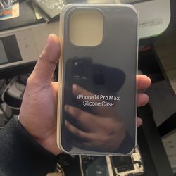 Apple iPhone 14 Pro Max Blue  Silicone Case