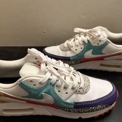 Woman’s Nike Air Max 90 ‘Safari Mix’ White (ESP/ENG) 
