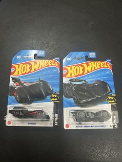 Hot Wheels HW DC Batmobiles - Lot Of 2