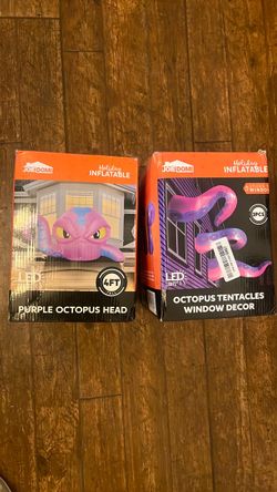 Inflatable Purple Octopus
