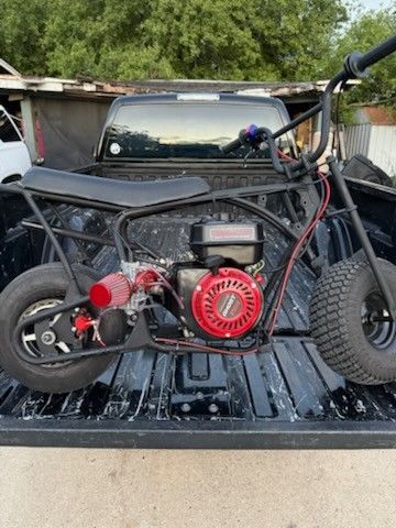 Matte Black Mega Moto 80 w/212cc Predator Ghost Hemi