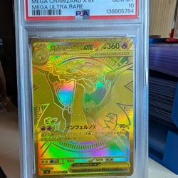 Pokemon Inferno X Mega Charizard X ex HR PSA 10 