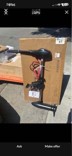 Brand new electric boat motor trolley for $90