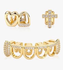 Yondaus Grillz para mujeres,...