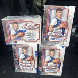 NBA Topps Chrome - sealed blaster boxes