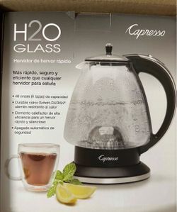 Capresso H2O Glass Electric Kettle
