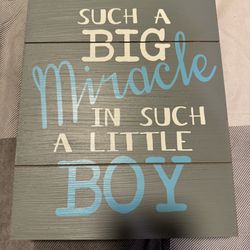 Baby Boy Sign